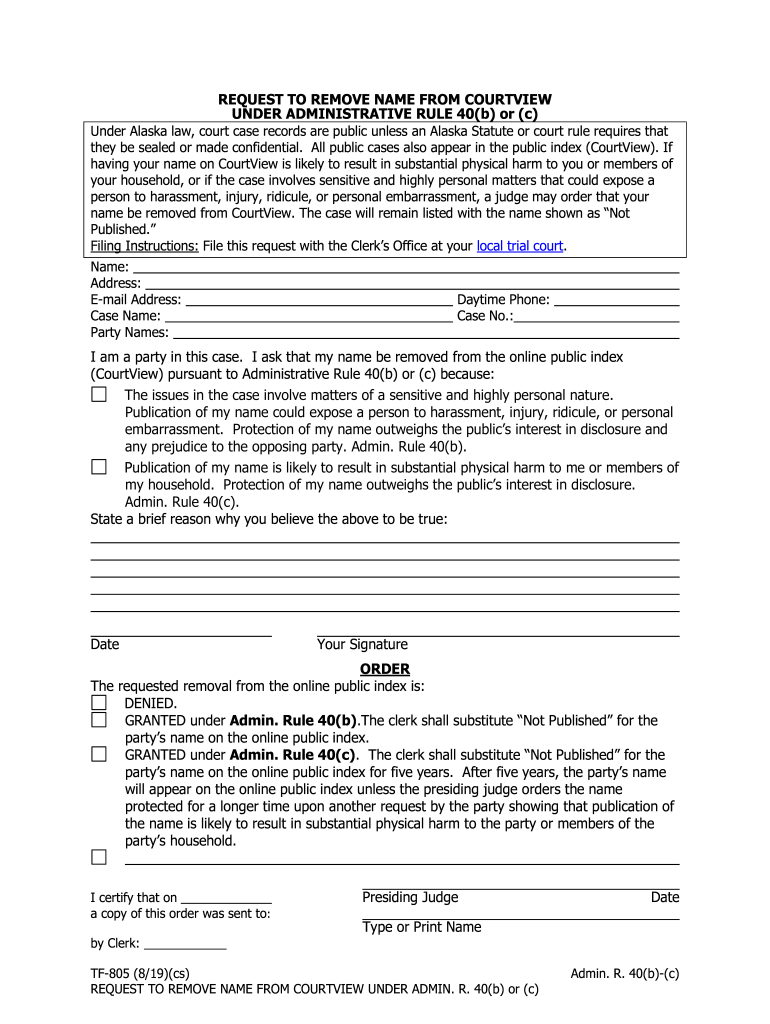 Get and Sign Tf 805 2019-2022 Form
