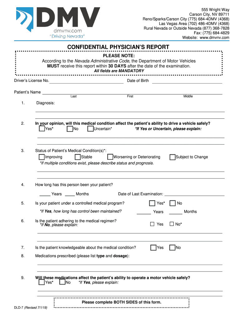  Fillable Online Dmv Nv Dmv Nv Fax Email Print pdfFiller 2019