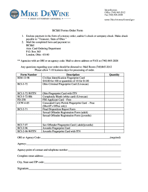 Final Disposition  Form