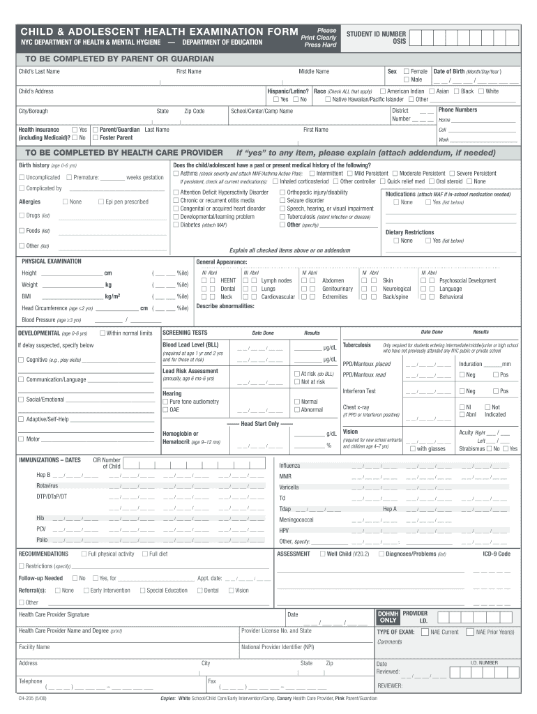 Get and Sign Ch205 2008-2022 Form