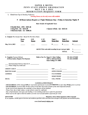 Grad Form PDF Lion Country Lodging