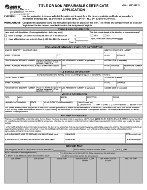 Vsa 39 Dmv Form