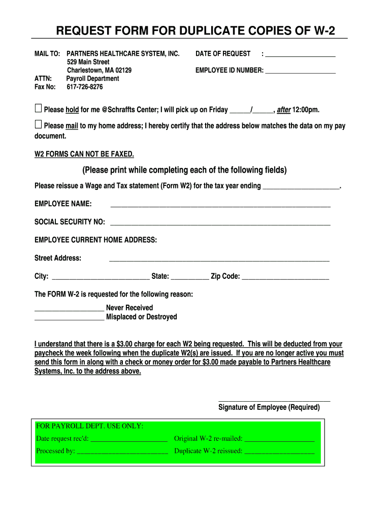 Mgh W2 Fill Out and Sign Printable PDF Template signNow