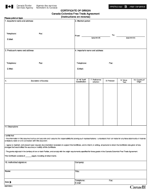 Certificate Bsf459 Form