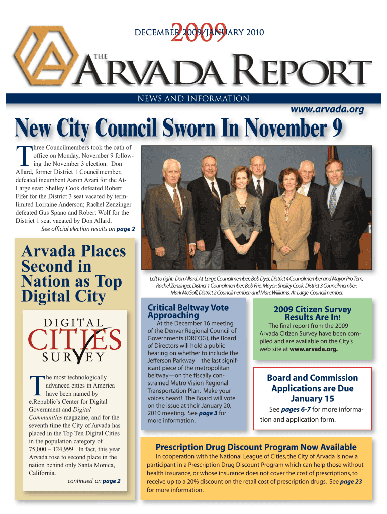 Arvada Report 12 1 32 Pg Arvada Report 4 5 Qxd Qxd Static Arvada  Form