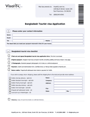 Tax Return  Form