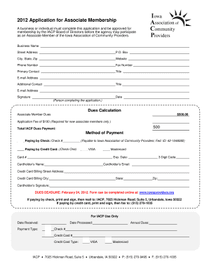 Iacp Membership Application  Form