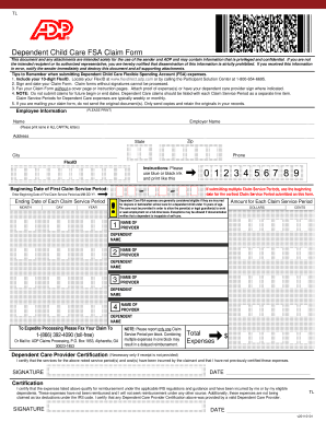 Submitting Your Dependent Child Care FSA Claim Liberty  Form