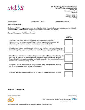 Participant Consent Form UKTIS