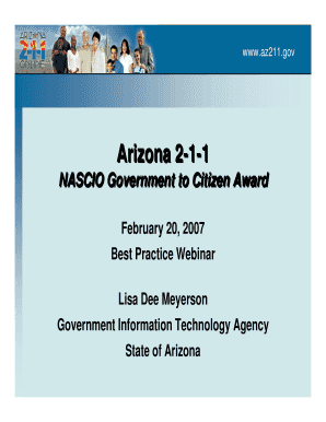 Arizona 2 1 1 Arizona 2 1 1 NASCIO Nascio  Form