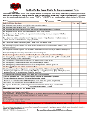 Read About How to Assess the Risk of Sudden Cardiac Arrest View Site  Form