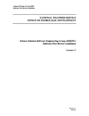 National Weather ServiceOHD  Form