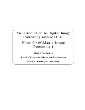 Introduction to Digital Image Processing with Matlab PDF  Form