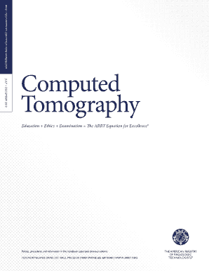 Arrt Ct Handbook Form