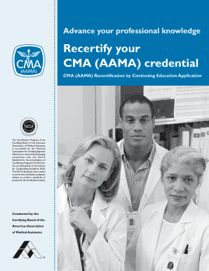  Cma Recertification Online Form 2013