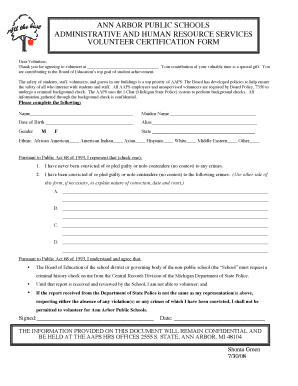 Blank Background Check Form