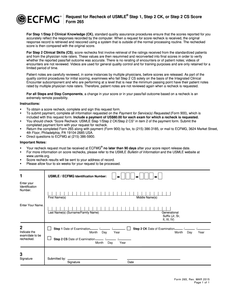  Usmle Score Recheck  Form 2012