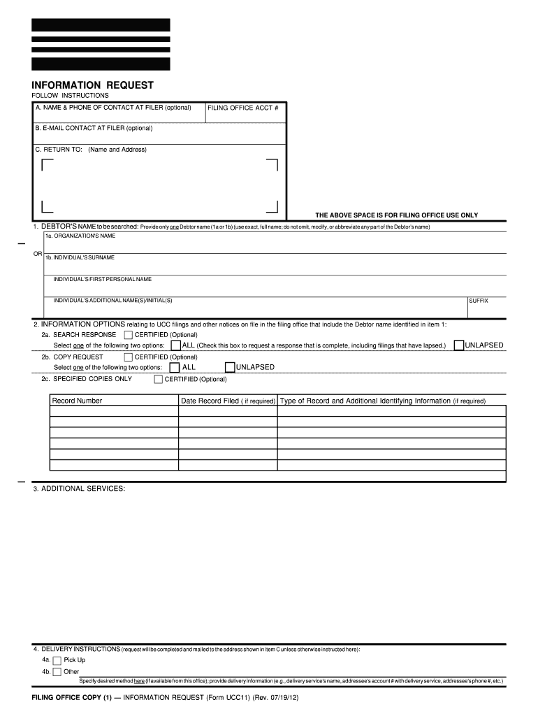 Ucc 11 Form California