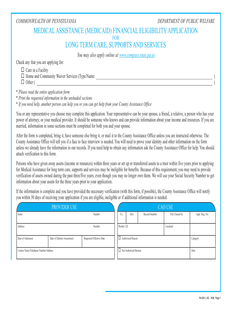  Pa 600 L Sg Form 2006