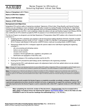  Aashto Uniform Audit and Accounting Guide 2012