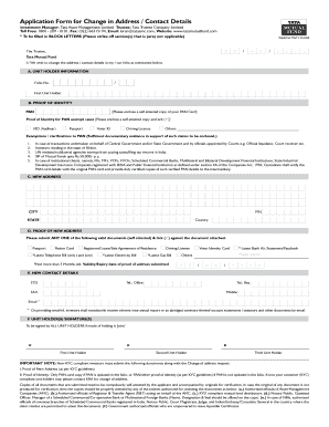 Tata Mutual Fund Pan Updation Form