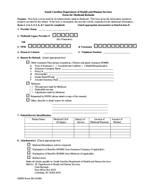 Scdhhs Provider Checklist Form