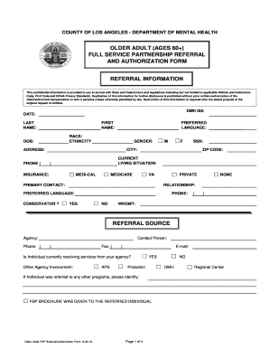  Dmh Fsp Referral Form 2010