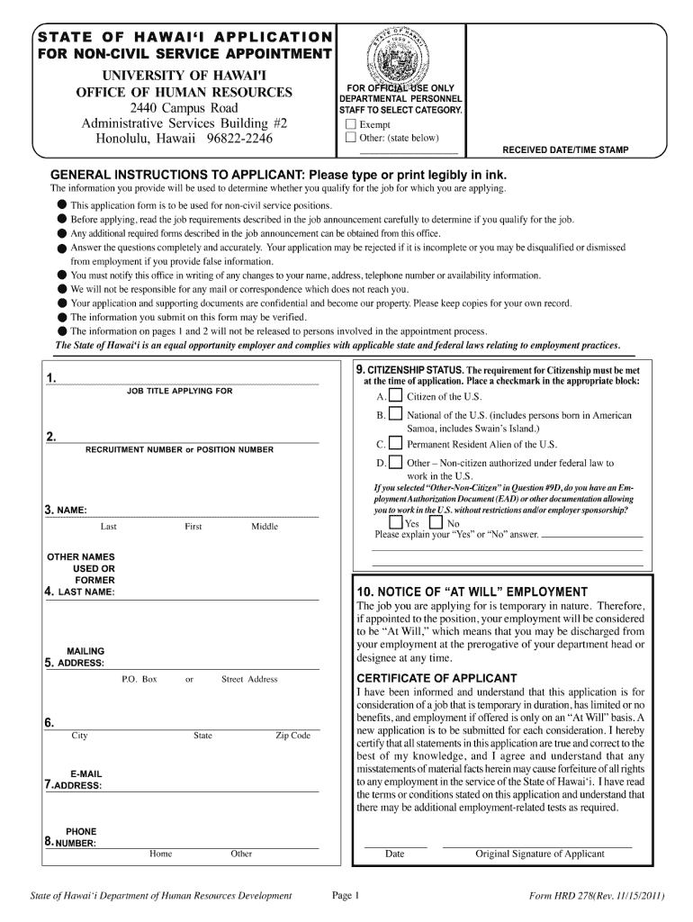  Dhrd Form 278 2011-2024