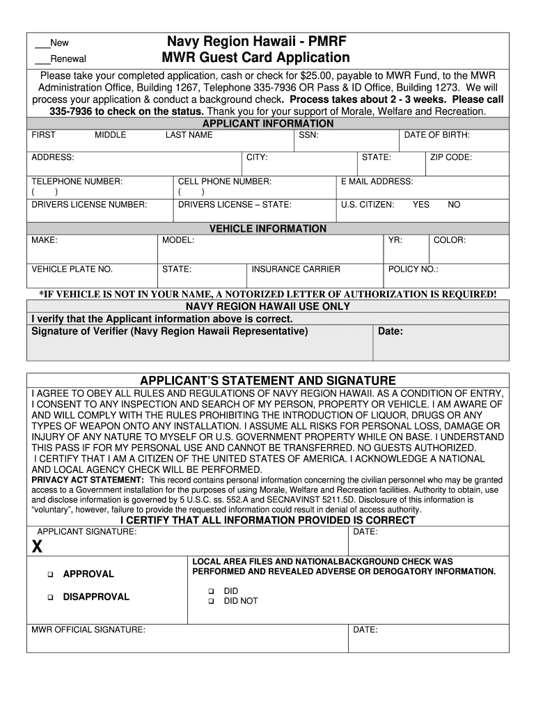 Pmrf Base Pass  Form