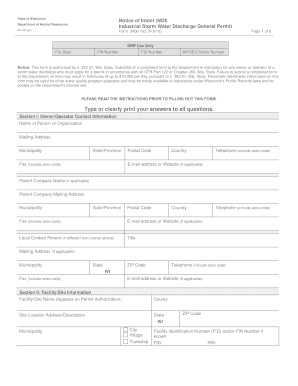 Form 3400 163 R 810 Page 1 of 6 Dnr Wi 2020