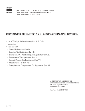 Dc Fr 500 PDF  Form