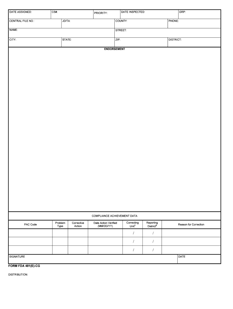 Fda Form 481