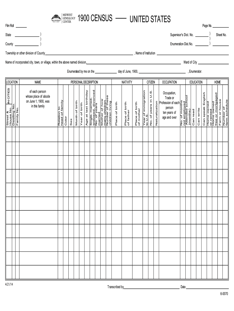  Census Questionnaire 2004-2024