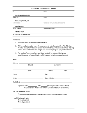 Labcorp Letterhead  Form