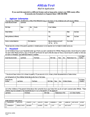 Arkids Application Form Printable