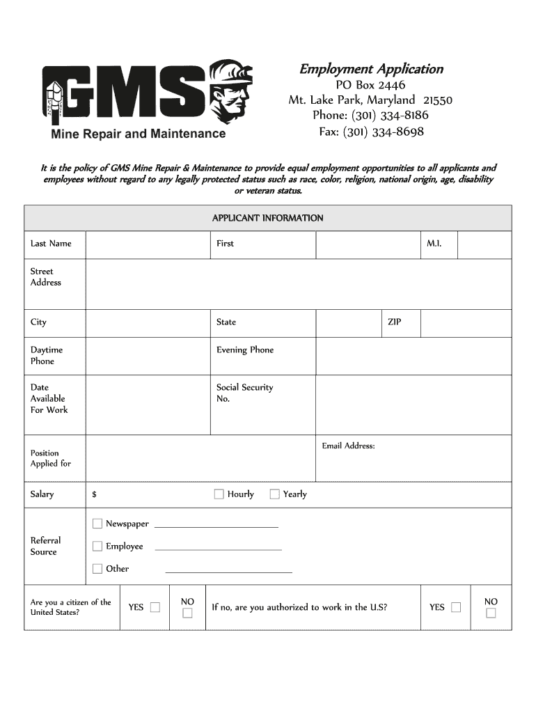 Gmsminerepair Com  Form