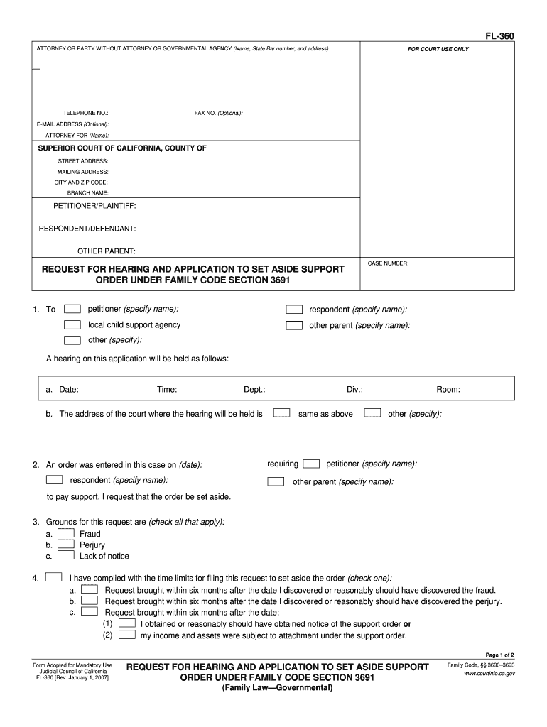 Fl 360  Form