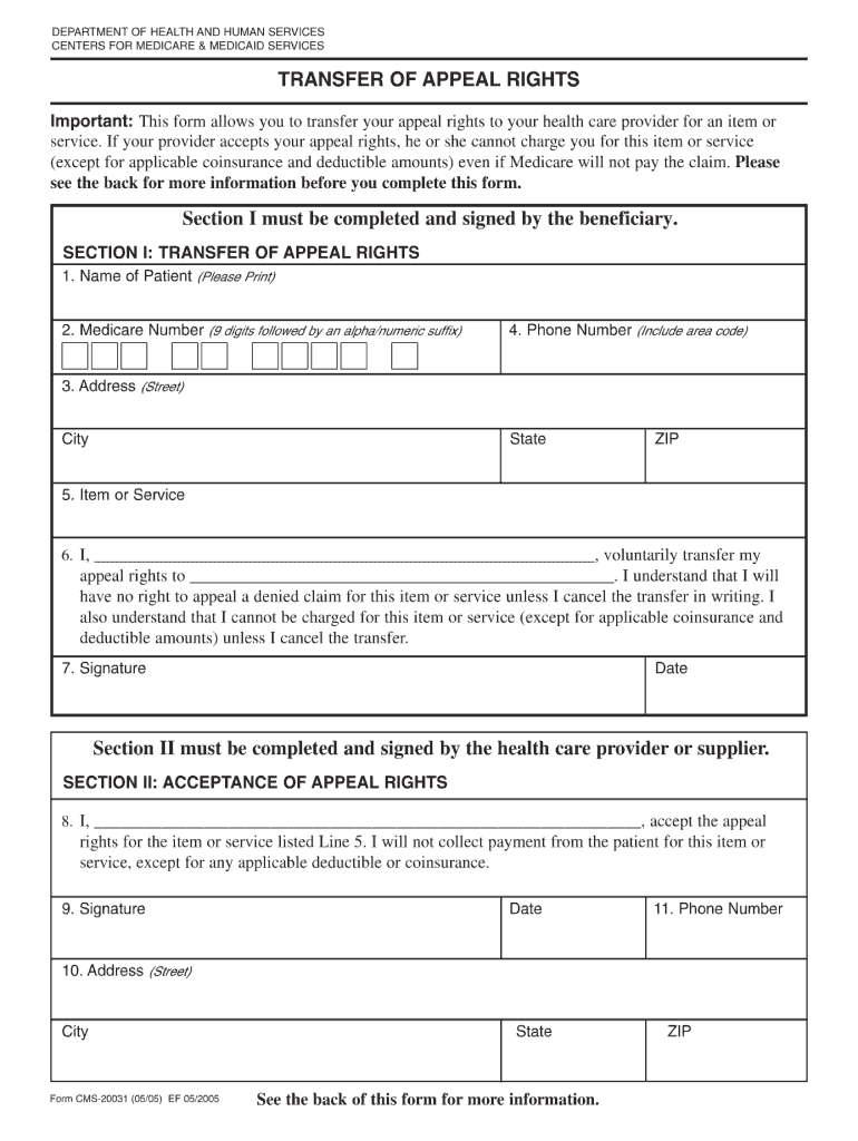  Cms 20031pdffillercom Form 2005-2024