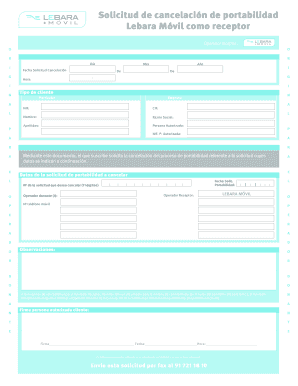 Razon Social Lebara Form