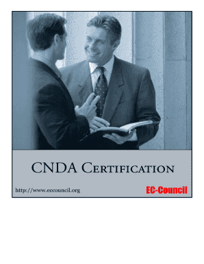 Cnda Certification  Form