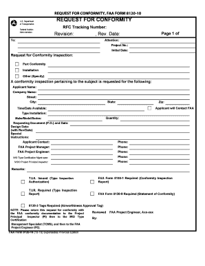 Faa Form 8120 10