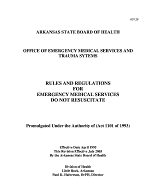  Arkansas Dnr Form 2005