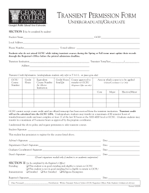  Gcsu Transient Form 2008