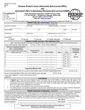 Peehip Premium Assistance Form