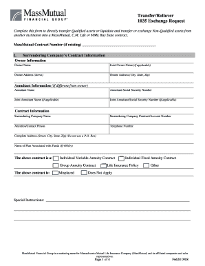 Massmutual Form F6628