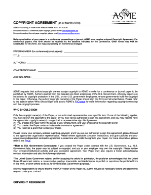 Asme Publishing Form