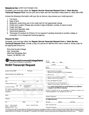 Official Blank College Class Schedule Form