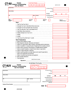 Ct 9u Kansas Use Tax Return Define  Form