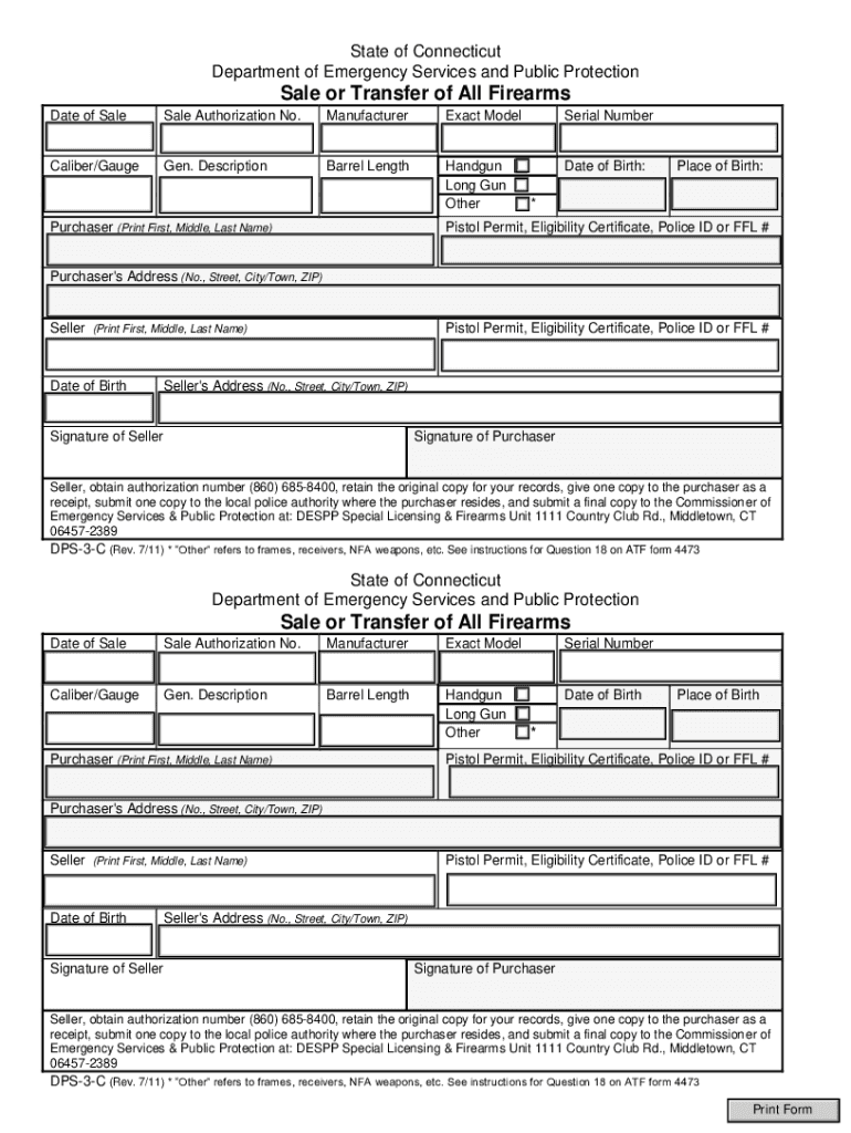  Dps 3 C Form 2019