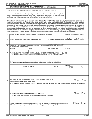 Ssa 754 F4 Form